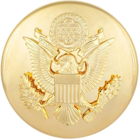 US sapkajelvény – arany színű kör alakú insignia (4 cm, Sturm)