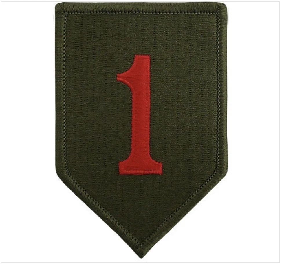 U.S. Army 1st Infantry Division – „Big Red One” Hímzett Válljelző (Olív–Piros) U.S. Army 1st Infantry Division – „Big Red One” Hímzett Válljelző (Olív–Piros)