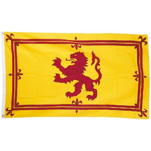 Skócia zászlója az oroszlános cimerrel