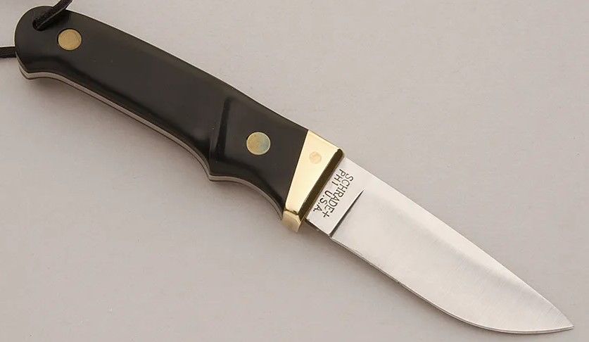 Schrade Pro Hunter PH2 vadászkés – 440C acél, Delrin/Fibron markolat, Bianchi tok