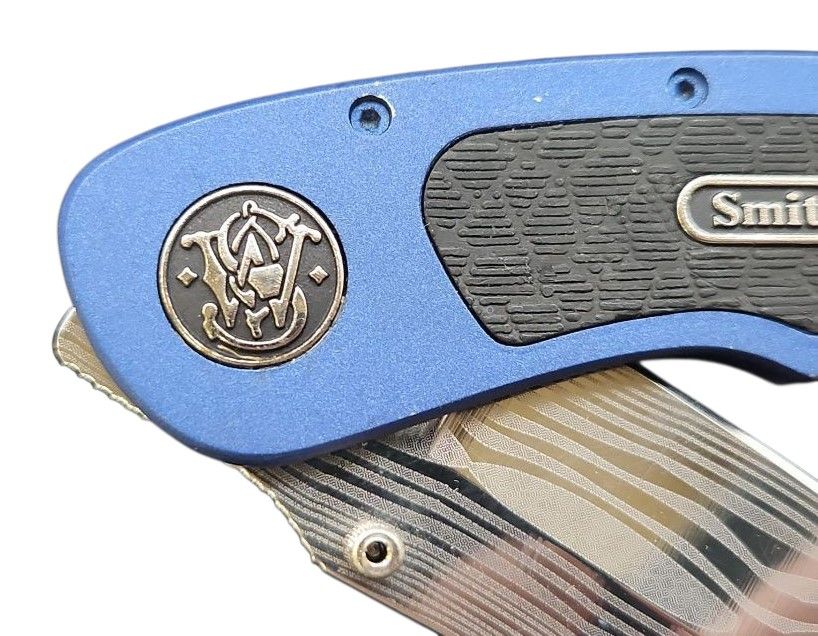 Smith & Wesson CH205D – Egykezes zsebkés damaszkusz mintázatú pengével