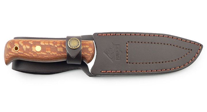 Puma Palmwood Outdoor – kézzel készült, számozott gyűjtői fixpengés kés (0104)