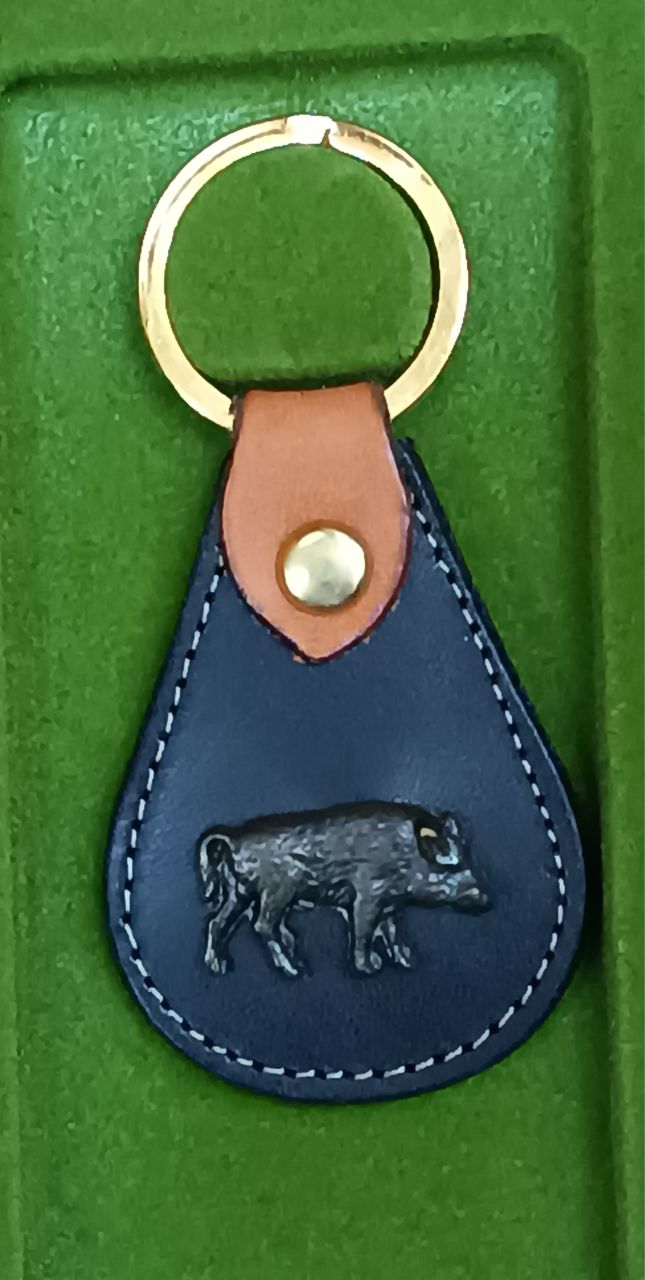 Kulcstartó vadász motívummal