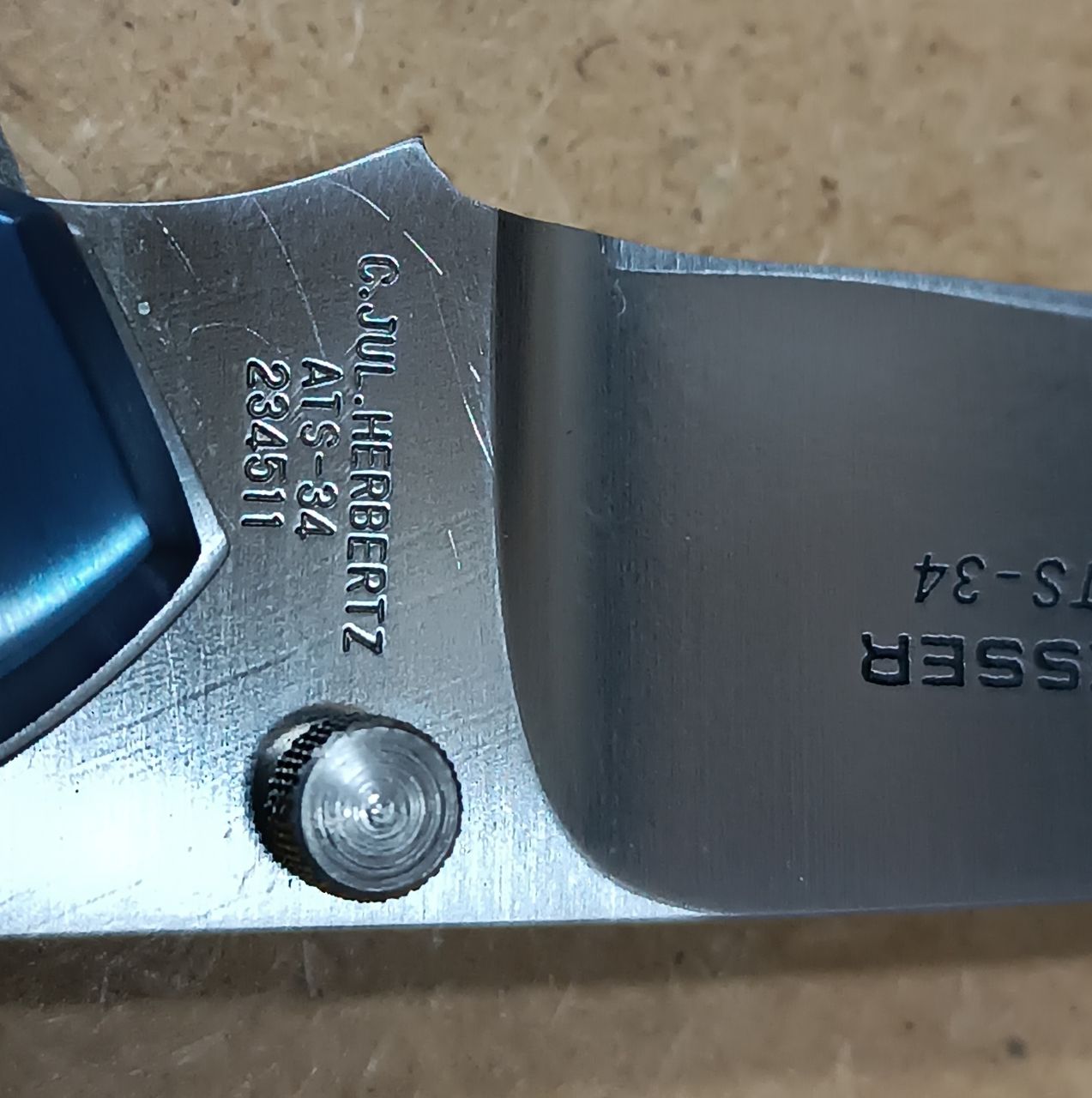 Herbertz zsebkés ATS-34 pengével Herbertz zsebkés ATS-34 pengével