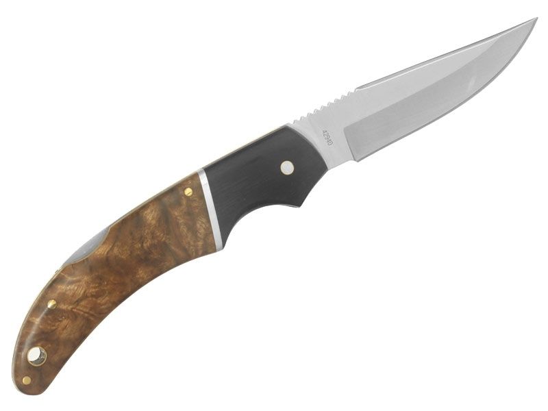 Haller 42940 zsebkés – 8 cm-es 440-es acél penge, gyökér–paliszanderfa nyél, díszdobozos gyűjtői modell Haller 42940 zsebkés – 8 cm-es 440-es acél penge, gyökér–paliszanderfa nyél, díszdobozos gyűjtői modell