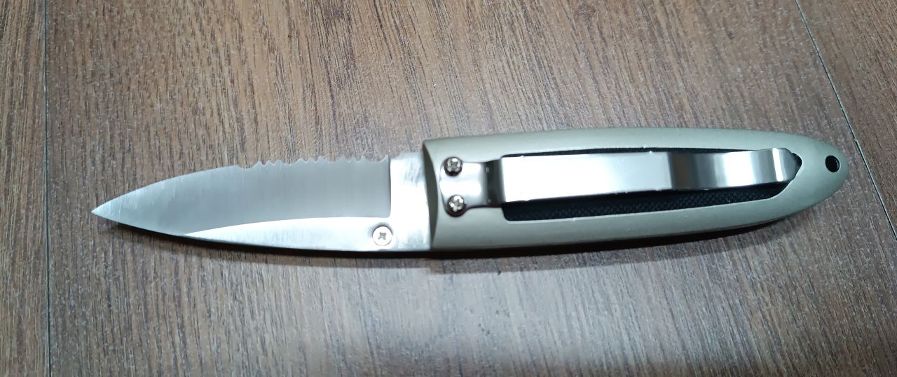 Linder 22453 egykezes zsebkés – 75 mm AISI 420 acél pengével
