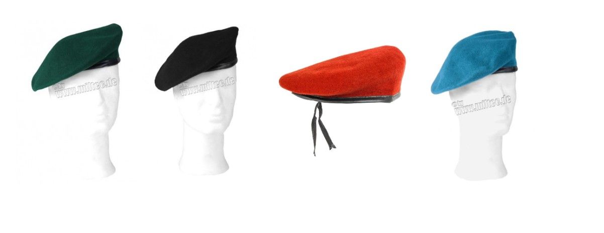 Bundeswehr barett sapka – eredeti katonai gyapjú barett (jelvény nélkül)