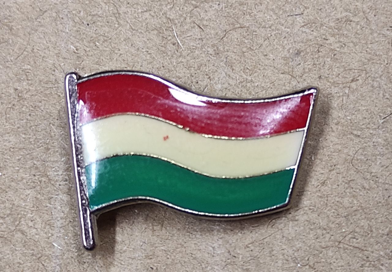 Magyarország zászlója kitűző