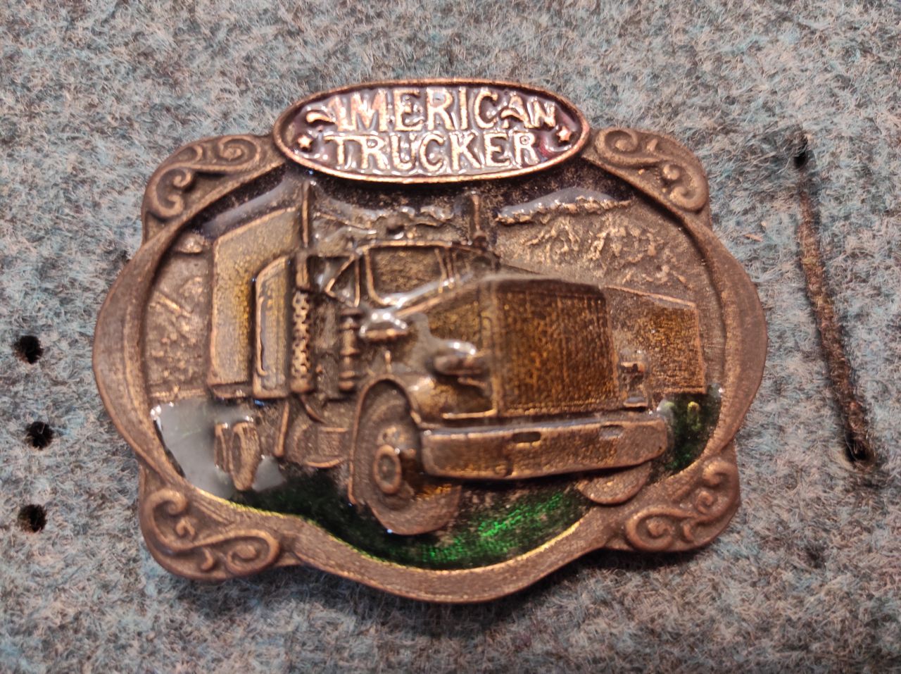 Vintage övcsat 'American Trucker'