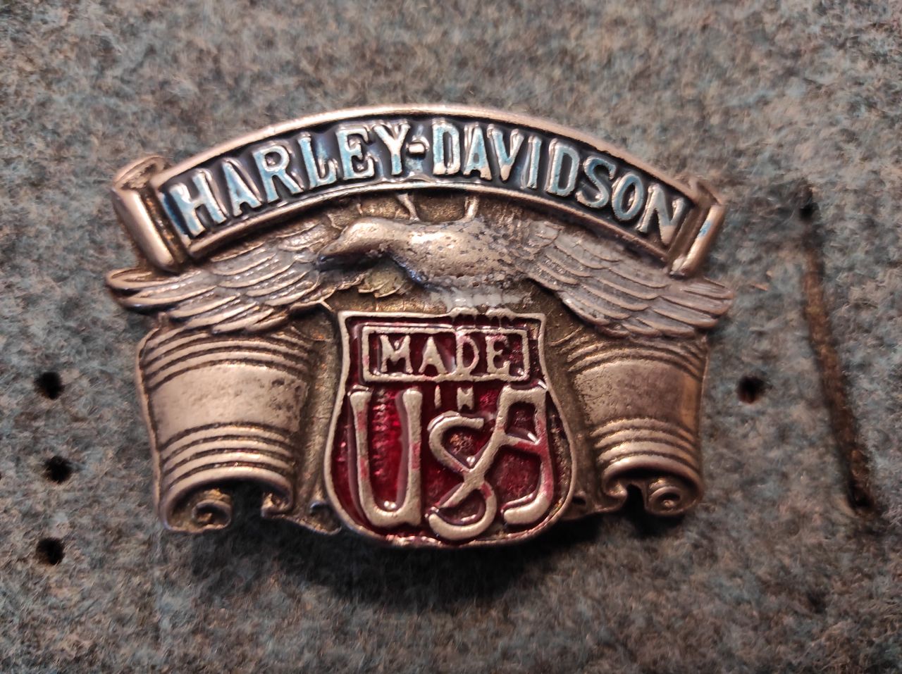 Vintage övcsat 'Harley Davidson'