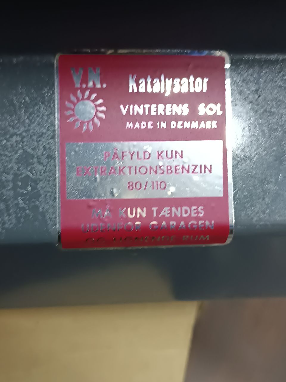 VN katalizátoros fűtőberendezés VN katalizátoros fűtőberendezés