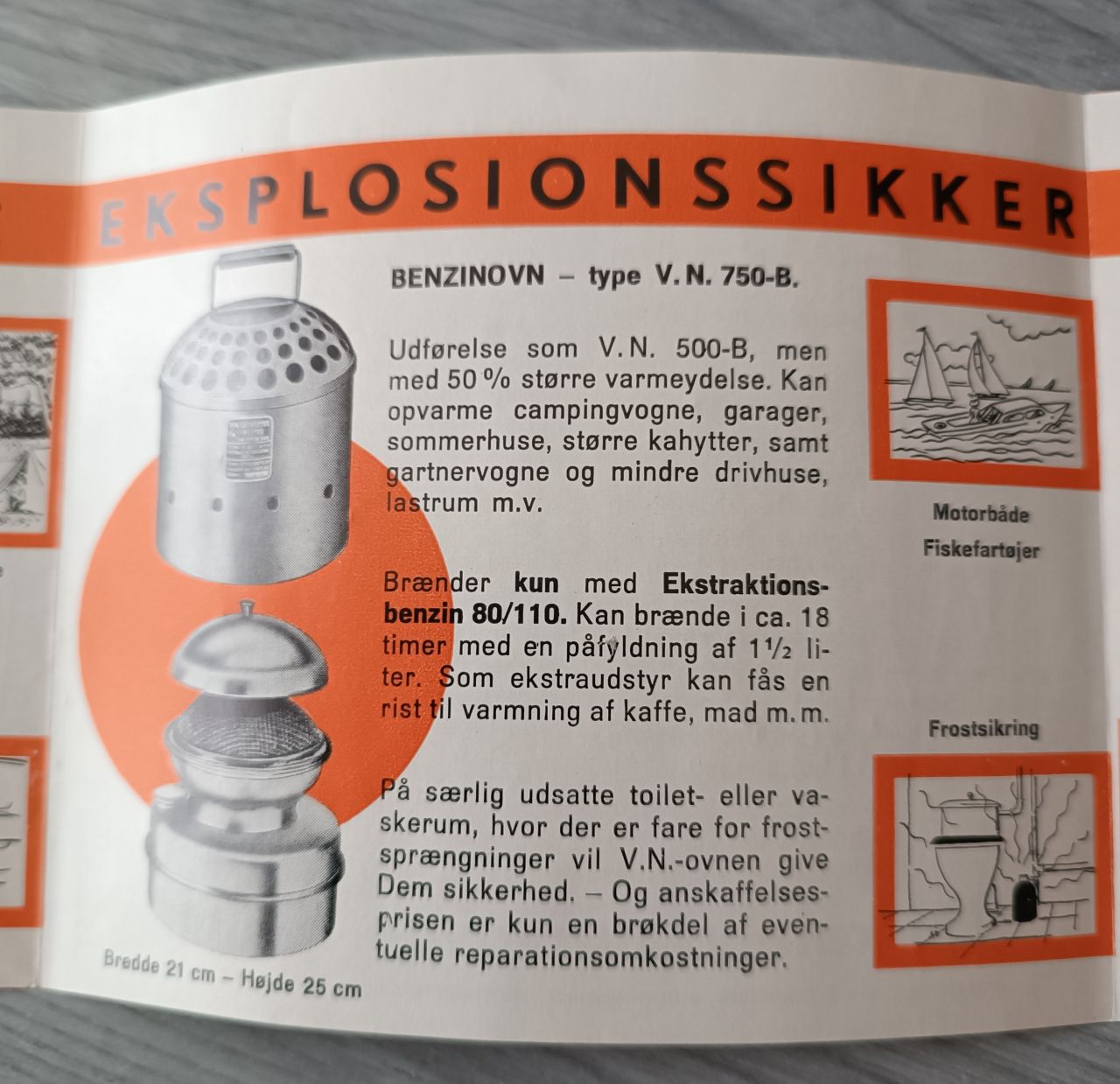 VN katalizátoros fűtőberendezés