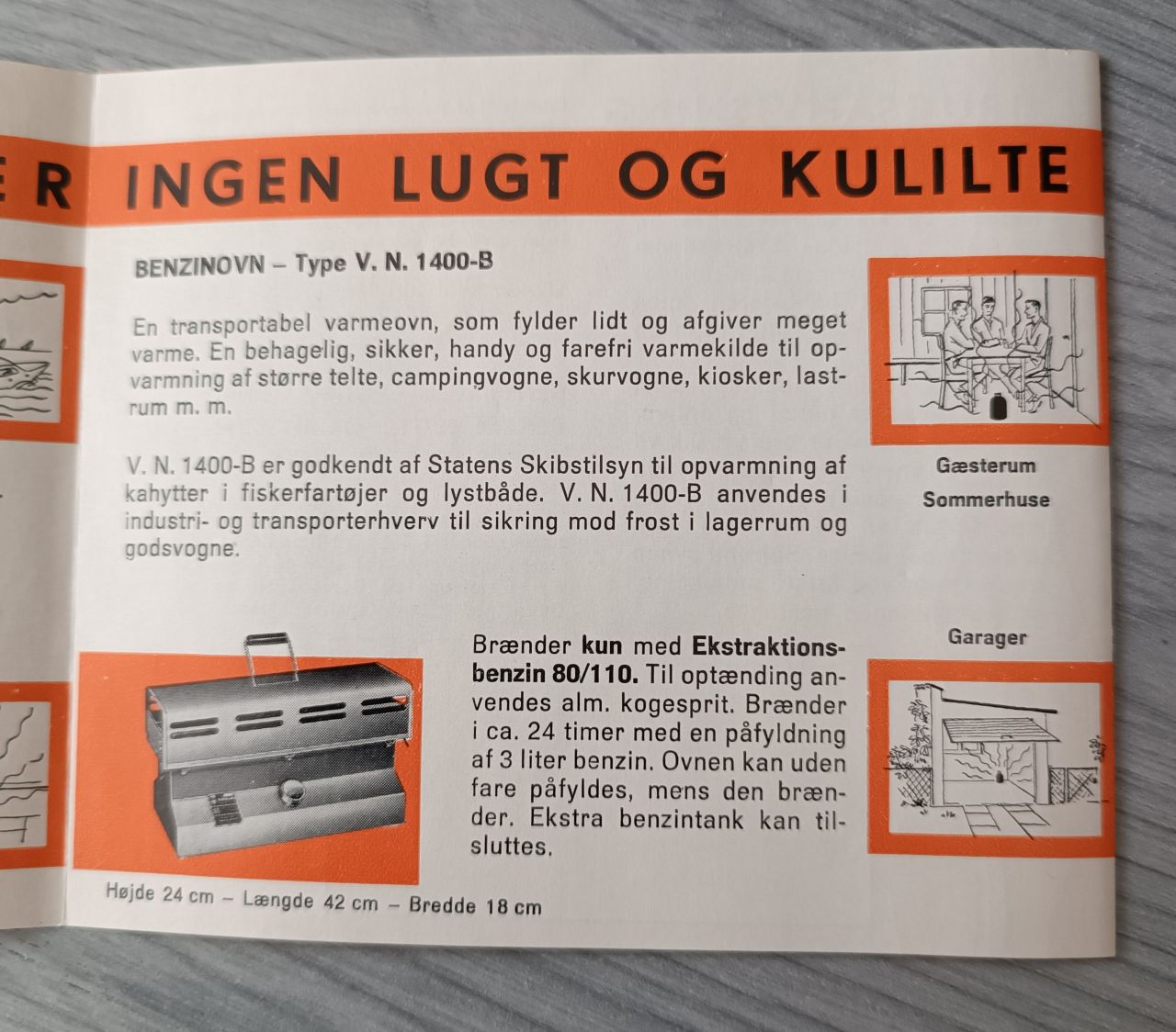 VN katalizátoros fűtőberendezés