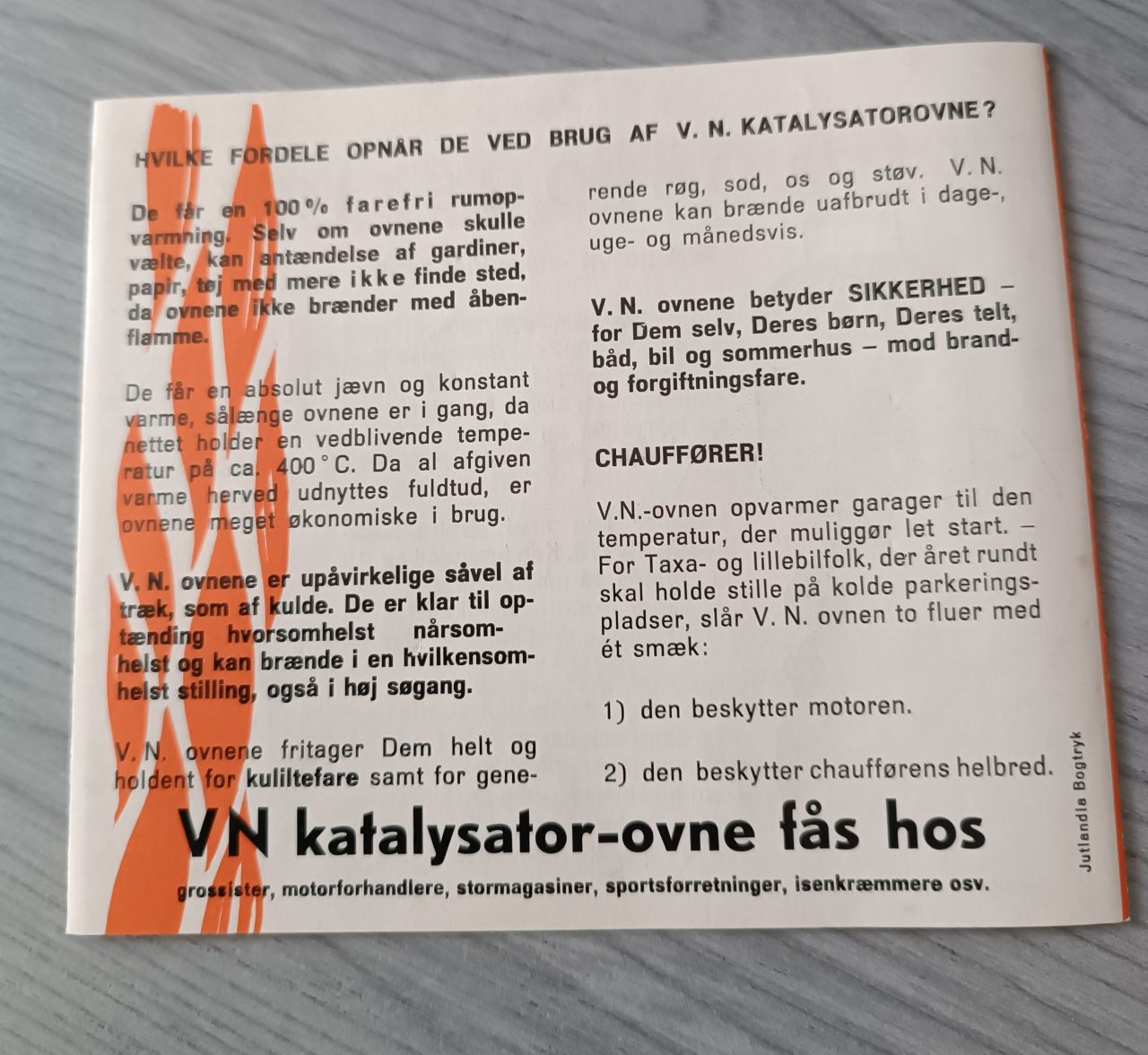 VN katalizátoros fűtőberendezés