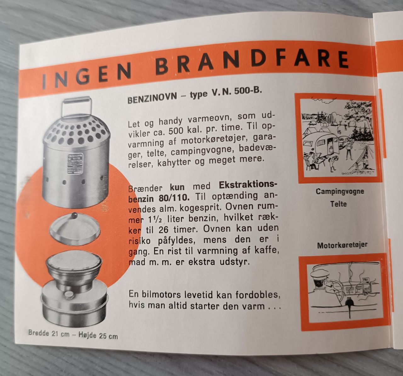 VN katalizátoros fűtőberendezés