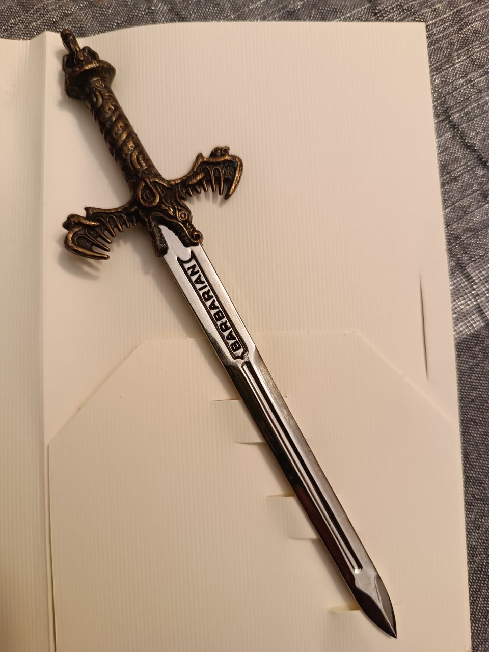 „BARBARIAN” mini díszkard – 15 cm, Armaduras műhely