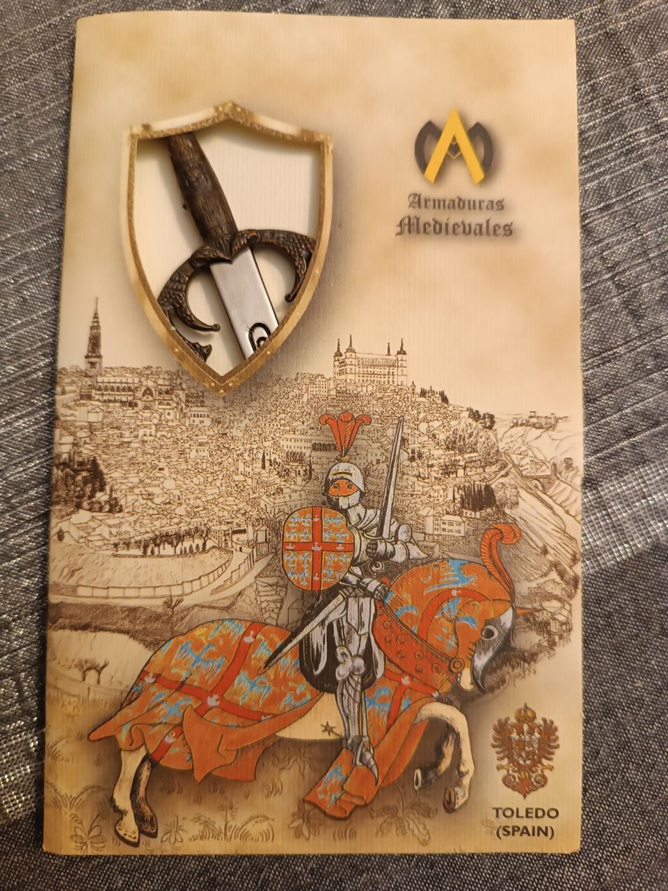 Papír vágó mini díszkard 'TIZONA DEL CID' Papír vágó mini díszkard 'TIZONA DEL CID'