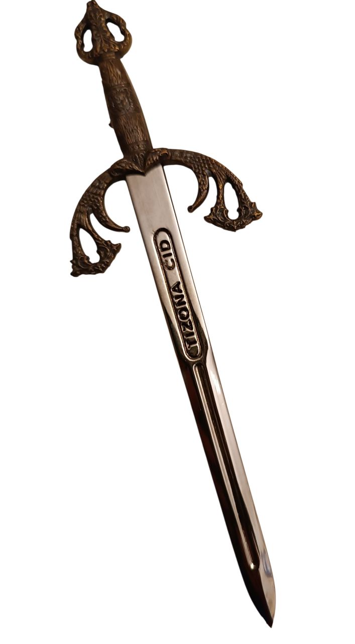 Papír vágó mini díszkard 'TIZONA DEL CID' Papír vágó mini díszkard 'TIZONA DEL CID'