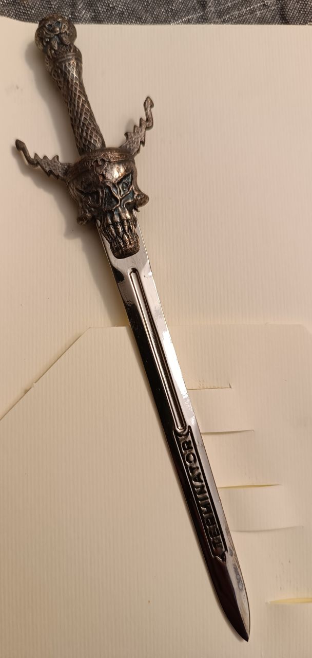 Papír vágó mini díszkard ESPADA 'TERMINATOR' Papír vágó mini díszkard ESPADA 'TERMINATOR'