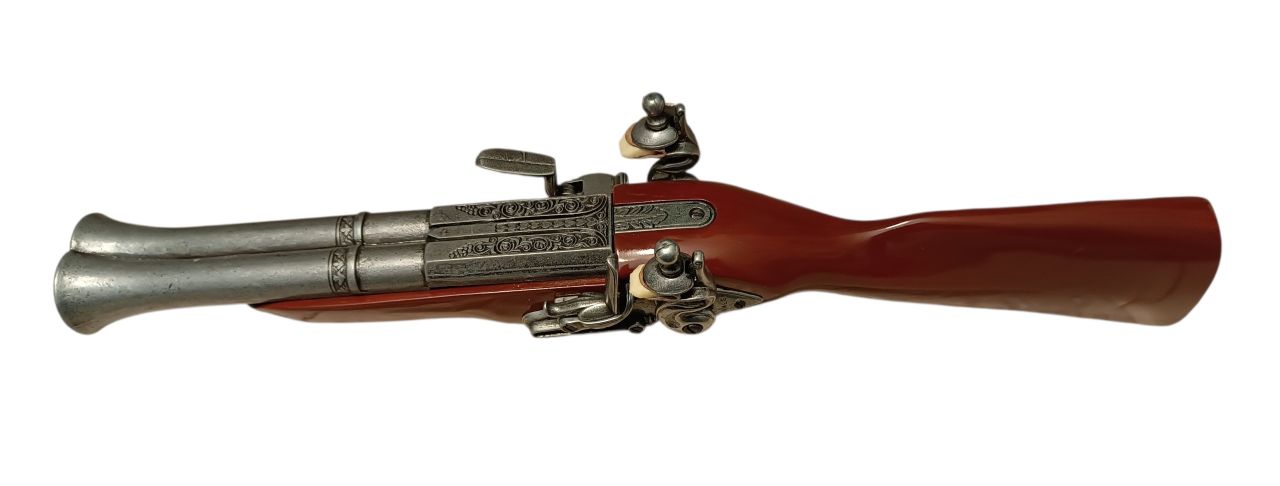 Dupla csövű kovaköves pisztoly