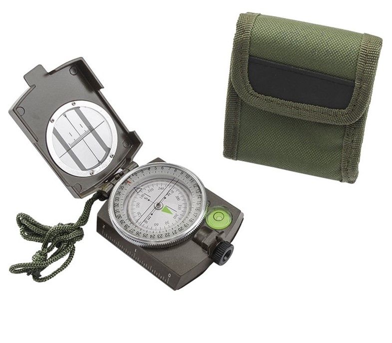 Katonai Fém Iránytű Tokkal – Professzionális Túlélő és Terepi Navigációs Eszköz