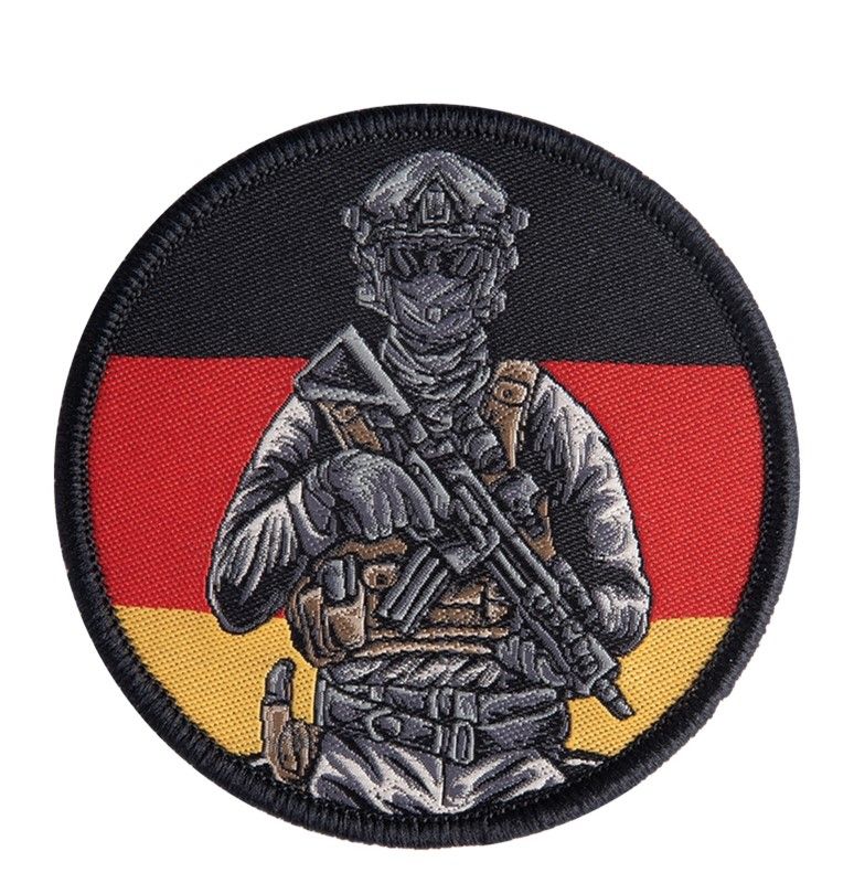 AIRSOFT GERMANY textil felvarró – 100% poliészter, 7 × 7 cm