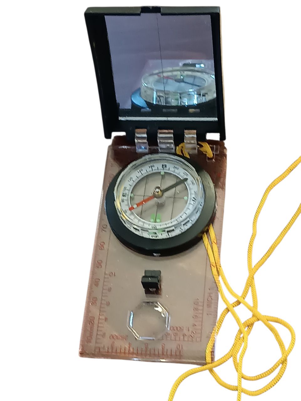 RENNO tükrös laptájoló – professzionális térképészeti iránytű nagyítóval és mérőskálákkal