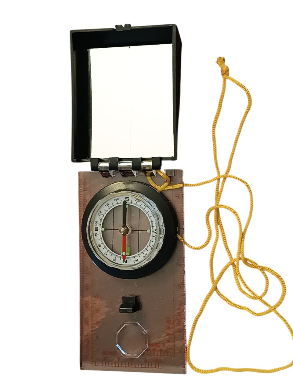 RENNO tükrös laptájoló – professzionális térképészeti iránytű nagyítóval és mérőskálákkal