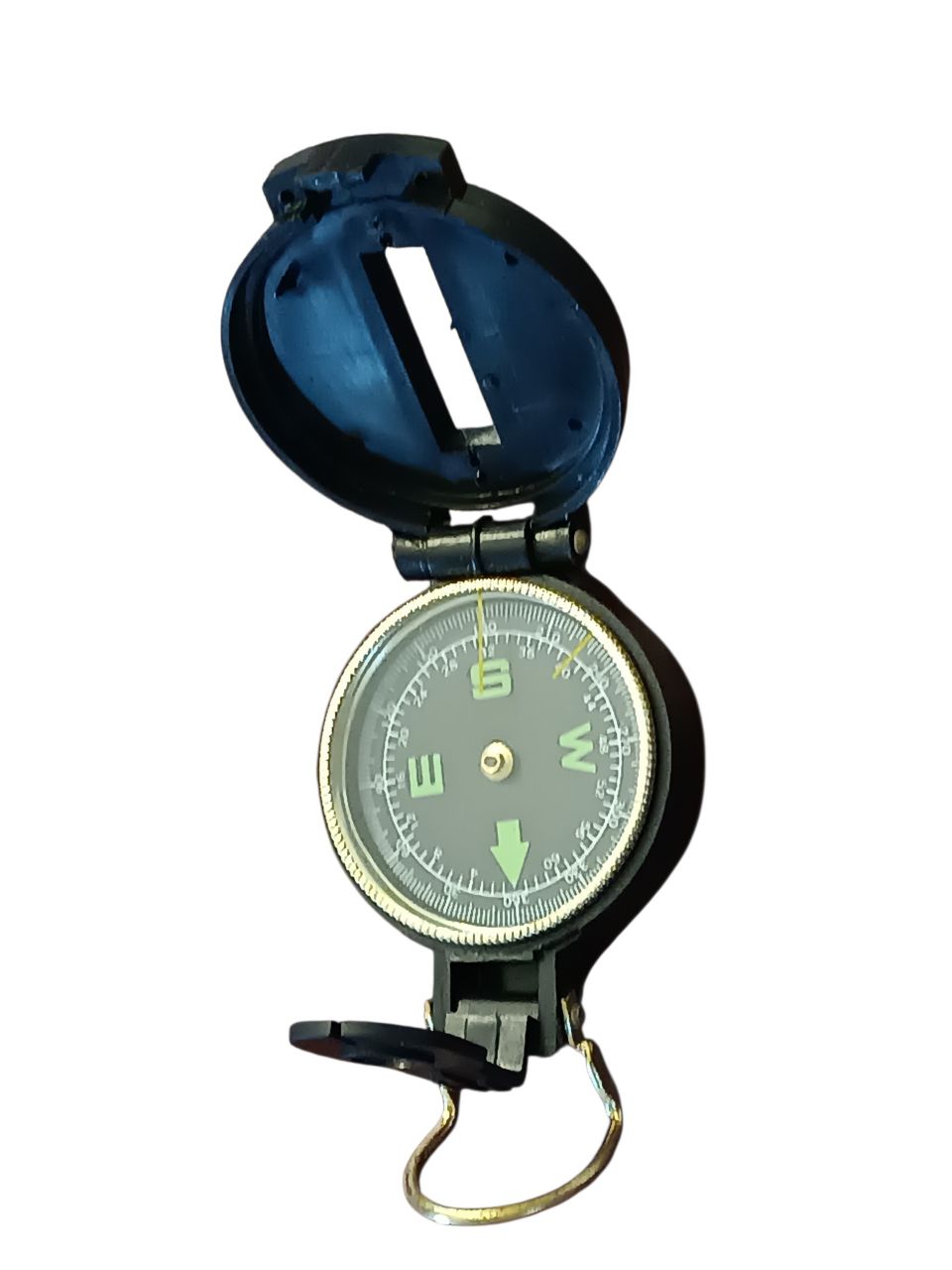 Haller zárható fedeles iránytű – olajcsillapítású tájoló fekete kompozit házban