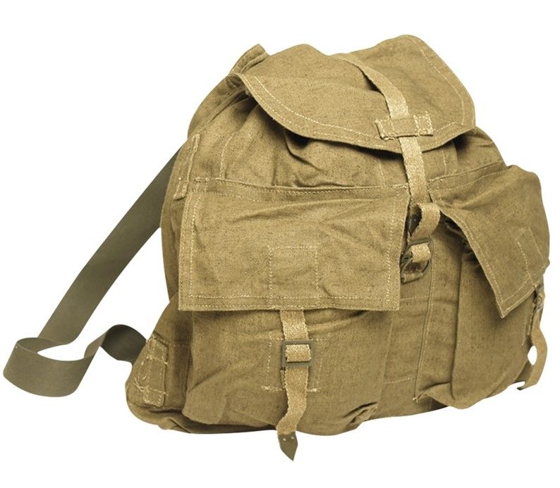 Cseh M60 kis hátizsák – eredeti katonai pamutvászon málhazsák (használt)