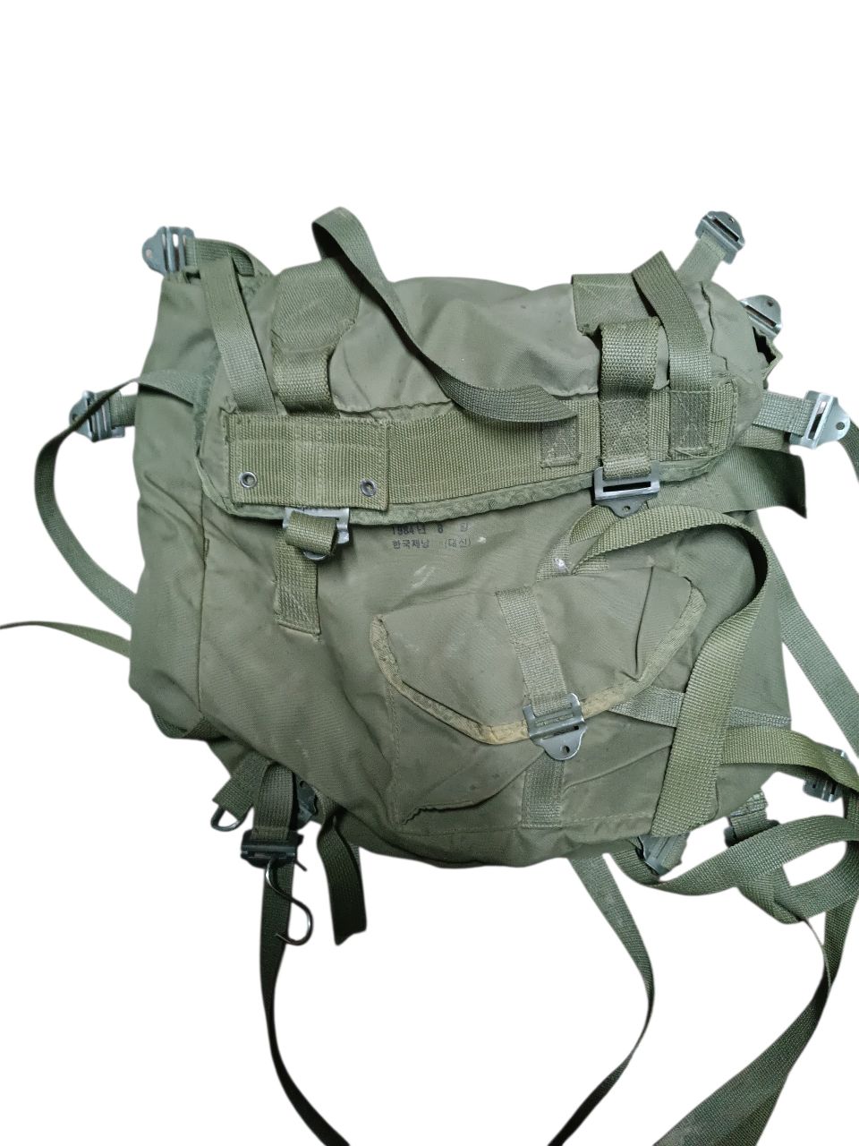 ROK Air Force Field Pack – eredeti 1984 B‑típusú dél‑koreai légierős hátizsák (használt)