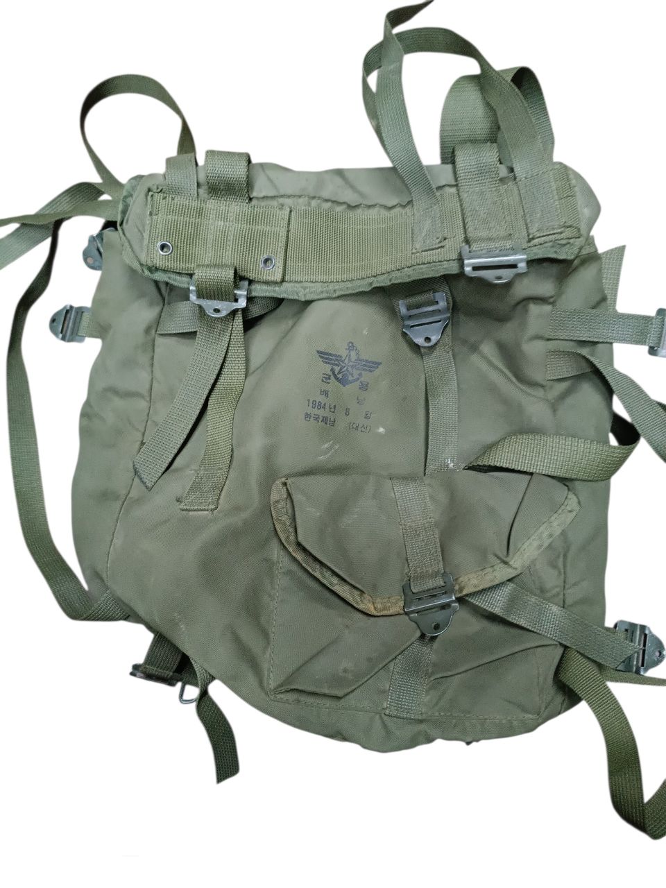 ROK Air Force Field Pack – eredeti 1984 B‑típusú dél‑koreai légierős hátizsák (használt)