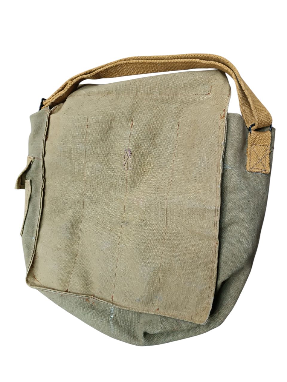 Olasz katonai válltáska – Tascapane Mod. 28/39 utódmodell (1950–60-as évek, használt)