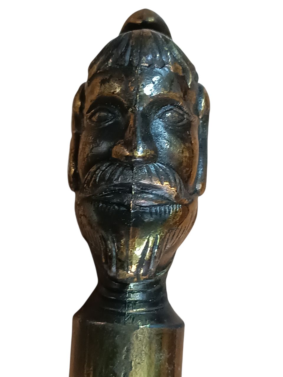 Viktoriánus stílusú dísz tőrösbot – sisakos férfifejes markolattal (92 cm) Viktoriánus stílusú dísz tőrösbot – sisakos férfifejes markolattal (92 cm)