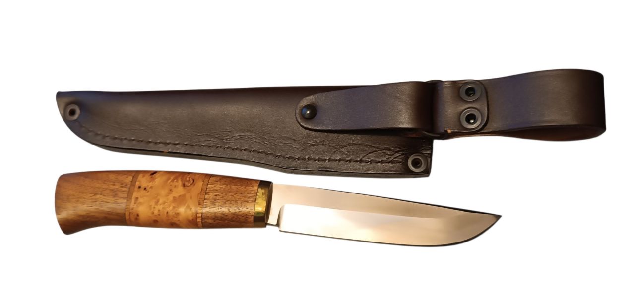 Southern Cross „Dual Wood Hunter” – kézzel készült vadászkés, 95X18 acél, kétfajta fa markolat