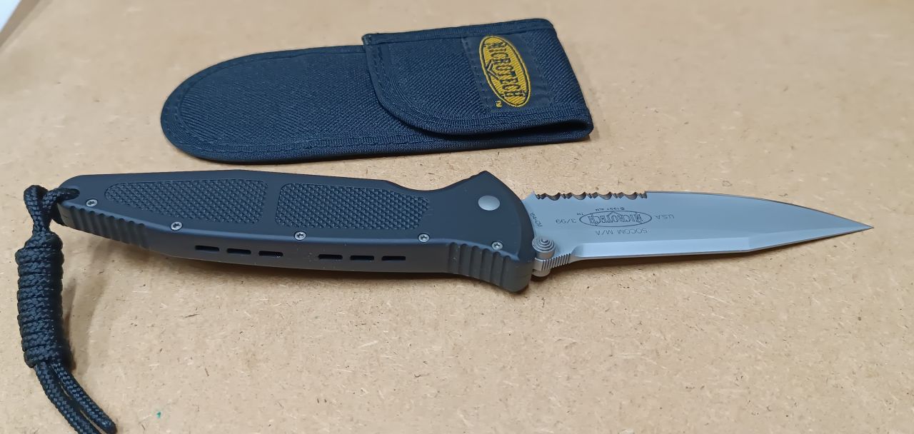 Microtech SOCOM M/A – 3/99 gyűjtői folder, részben fogazott pengével