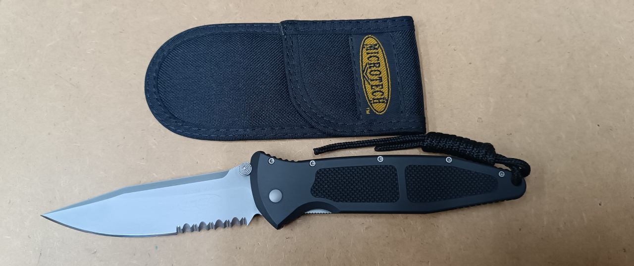 Microtech SOCOM M/A – 3/99 gyűjtői folder, részben fogazott pengével
