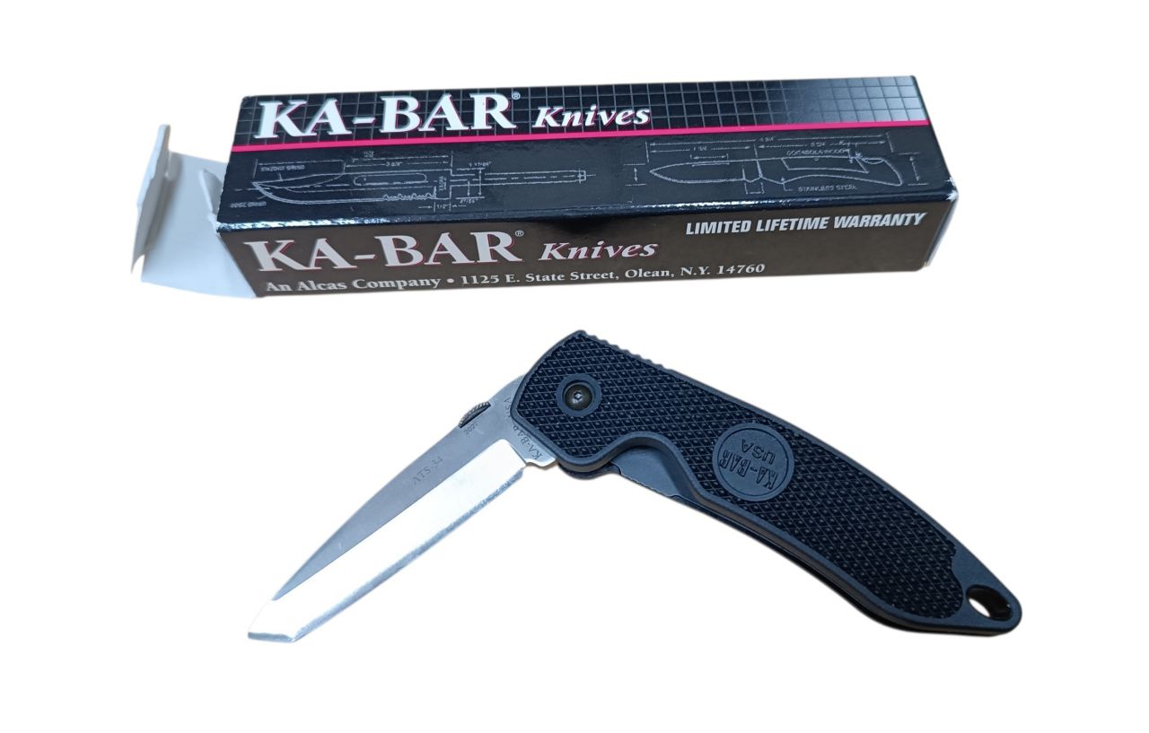 KA‑BAR ATS‑34 USA zsebkés – kifutott modell, új állapot KA‑BAR ATS‑34 USA zsebkés – kifutott modell, új állapot