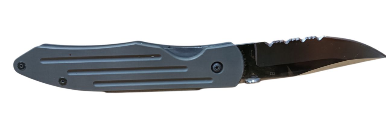 KA‑BAR D2 USA zsebkés – részben recézett clip‑point penge, kifutott modell KA‑BAR D2 USA zsebkés – részben recézett clip‑point penge, kifutott modell