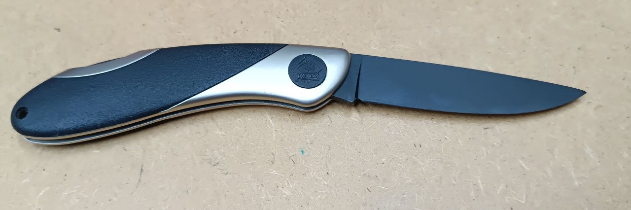 Puma Protec D2 Stahl Solingen Zsebkés Fekete Taktikai Pengével