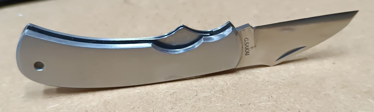 G. Sakai AR-301 Kataba ATS-34 Japán Gyűjtői Zsebkés Gyári Tokkal G. Sakai AR-301 Kataba ATS-34 Japán Gyűjtői Zsebkés Gyári Tokkal